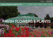 Tablet Screenshot of havelsflowers.com